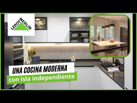 La cocina más completa y barata que ves más moderna en Leroy