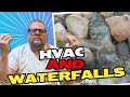 Achieving Zen Balancing Waterfalls and an HVAC Business. Pond less waterfall being built time-lapse