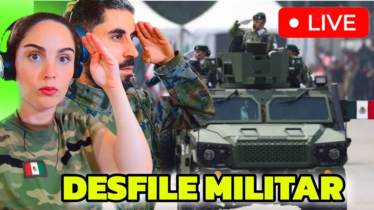 🔴🇲🇽 Reaccionamos EN DIRECTO al DESFILE MILITAR México 2025 🎖️