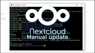 Nextcloud on DSM (manual update and SSL config)