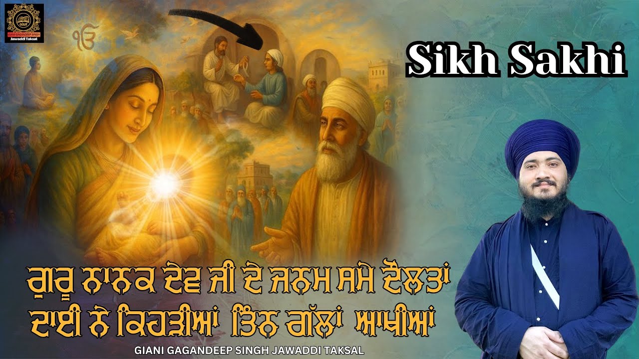 New Sakhi Guru Nanak Dev Ji - Punjabi - Giani Gagandeep Singh Jawaddi Taksal