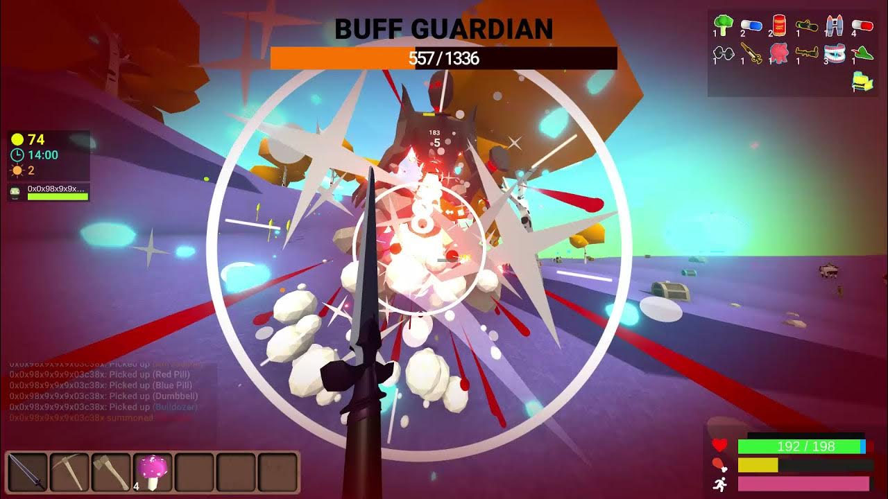 beating the guardian in muck day 2 YouTube