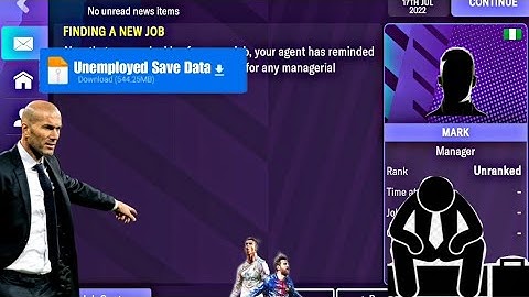 FM23 Save Data Unemployed (Request) Football Manager Mobile 23