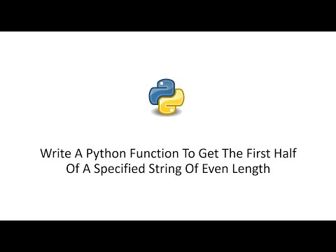 Write A Python