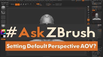 #AskZBrush: “How can I change the default perspective AOV on ZBrush Start?”