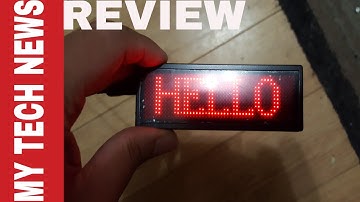 LED LIGHT BADGE REVIEW + SETUP