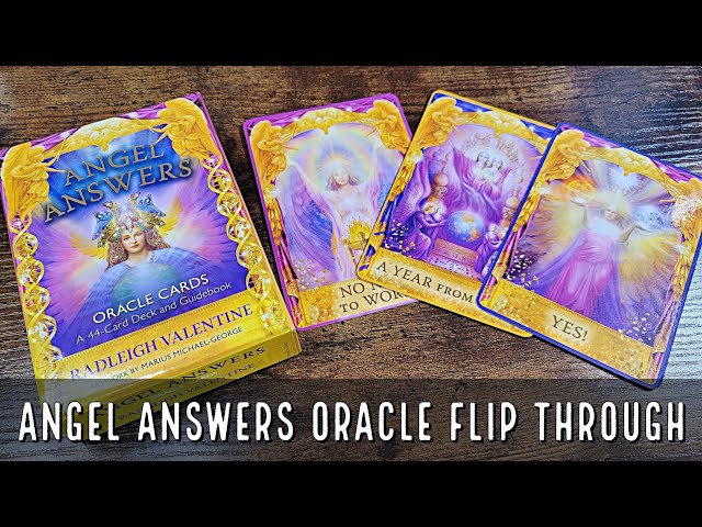 Angel Answers Oracle Cards: A 44-Card De