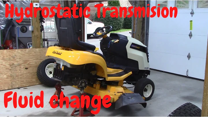 Hydro-static drive Fluid change