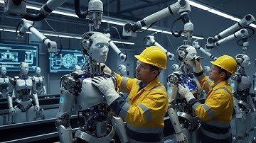Inside a Robot Factory: Workers Prepare Advanced Humanoid Robots