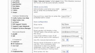 How to install osCommerce