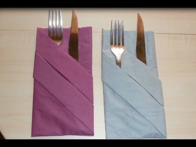 Folding Cloth Table Napkins : 8 Steps (with Pictures) - Instructables
