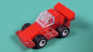 Lego Mini Race Car Building Instructions - Lego Classic 10692 "How To"