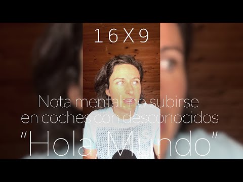 Nota mental: no subirse en coches con desconocidos - 16x9