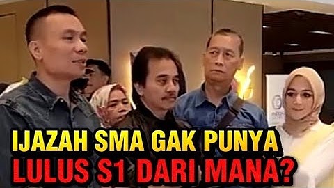 RUNYAM‼️ IJAZAH SMA GAK PUNYA S1 DARI MANA?! 