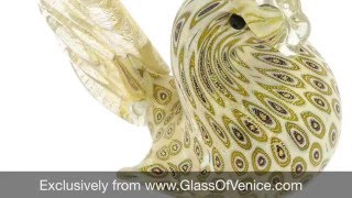 Murano Glass Rooster Sculpture | www.GlassOfVenice.com