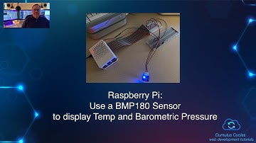 Raspberry Pi: Use a BMP180 Sensor to display Temp and Barometric Pressure