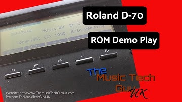 Roland D-70 - ROM play demo