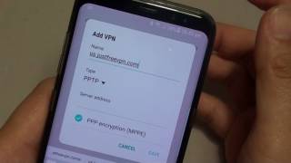 Samsung Galaxy S8: How to Setup VPN Connection screenshot 5