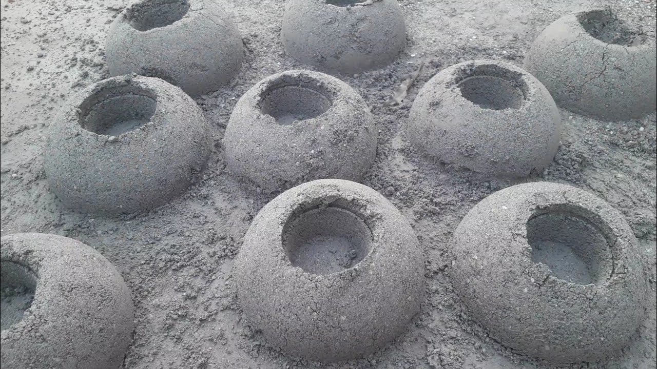 Hole bowls dry floor asmr crumbling 💯🤎🤎🙄+ water asmr crumbling video 😴💦💦