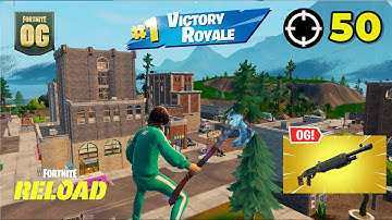 50 Elimination Solo "RANKED Reload” Gameplay Wins (Fortnite Chapter 7 PS5 Controller)