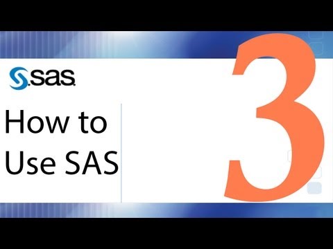 How to Use SAS - Lesson 3 - Importing External Data