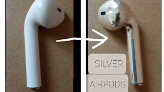925 Silver Airpods Kumush Naushnik