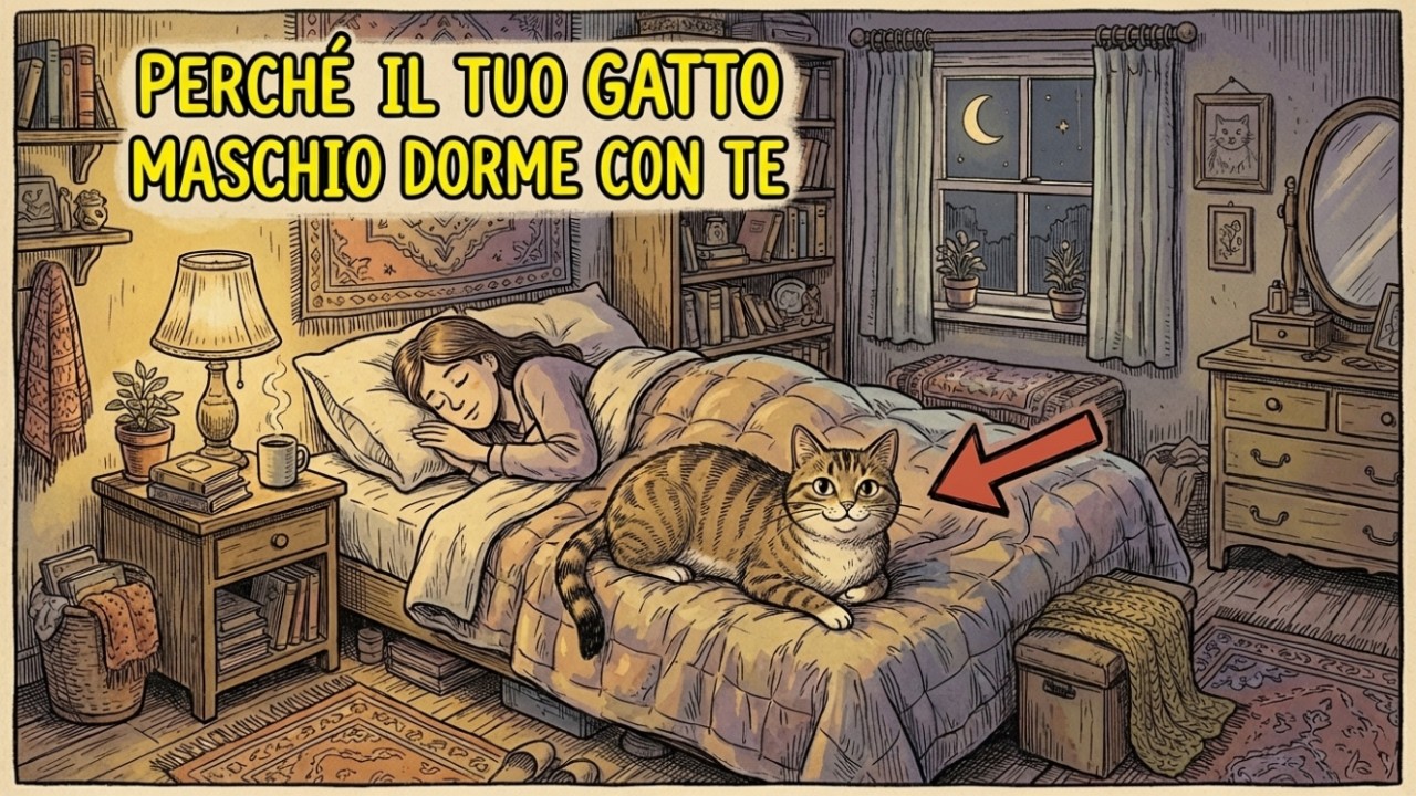 Se Il Tuo Gatto Maschio Dorme Con Te, Ecco Cosa Significa Davvero...