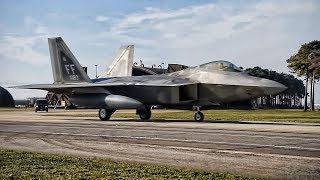 F-22 Raptors Arrive At RAF Lakenheath (October 2018)