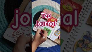 My Cozy Tea Journal ☕✨ | Aesthetic Tea Journaling #trending #diy #viral #journal #journaling #shorts