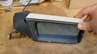 Mercedes W201 / W124 wing mirror cover removal