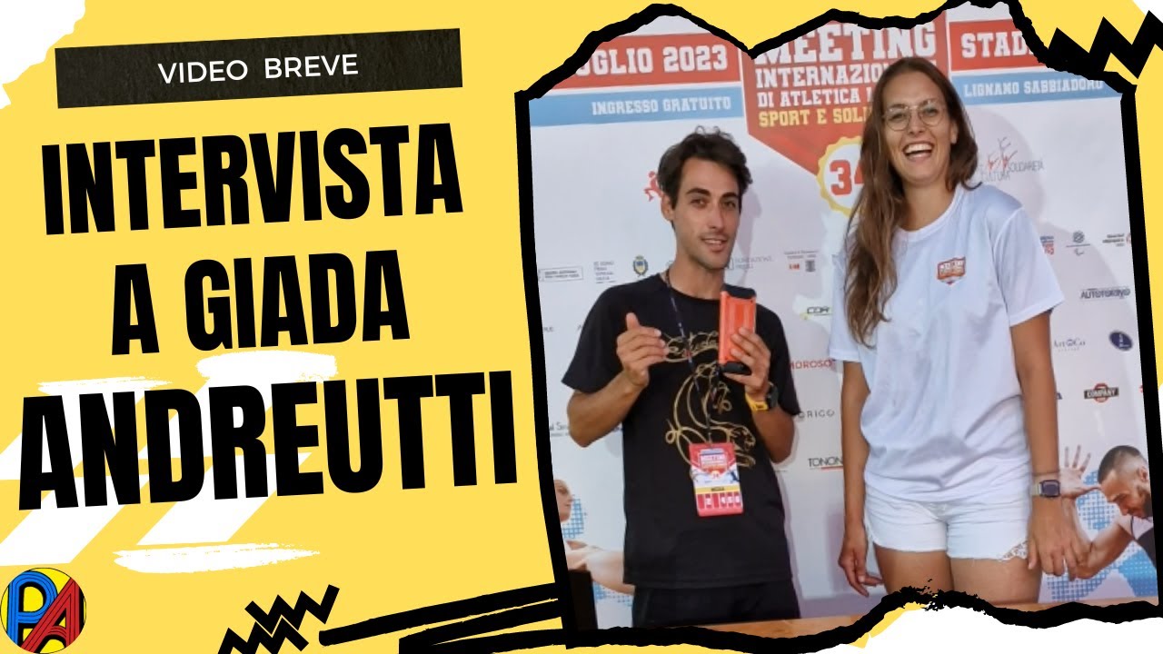 Intervista a Giada Andreutti - dal disco al bob al sogno olimpico - Meeting di Lignano Sabbiadoro