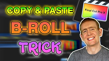 Final Cut Pro X - COPY & PASTE B-ROLL TRICK // How to Switch Between Projects in Final Cut Pro