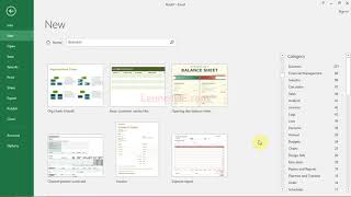 0109 Creating new workbooks   Excel 2016 Essential Training