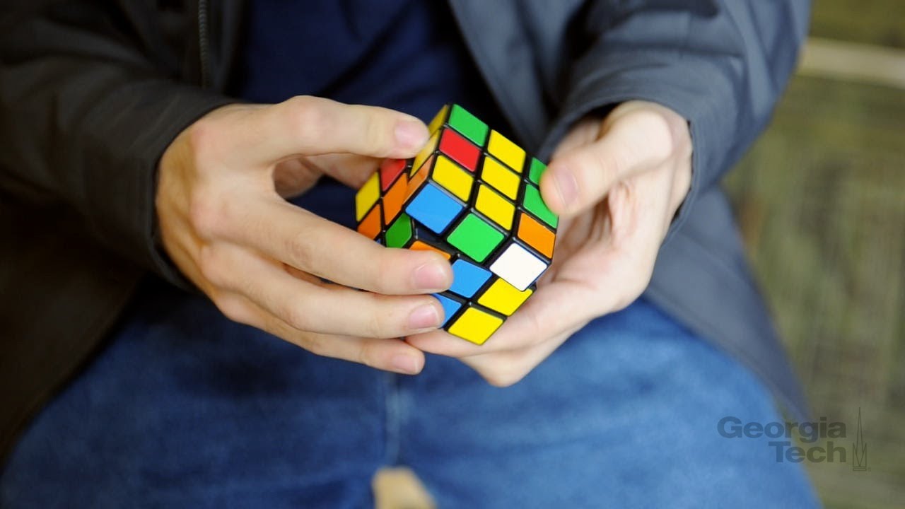 Rubik's Cube Competition at Tech for National Engineers Week
