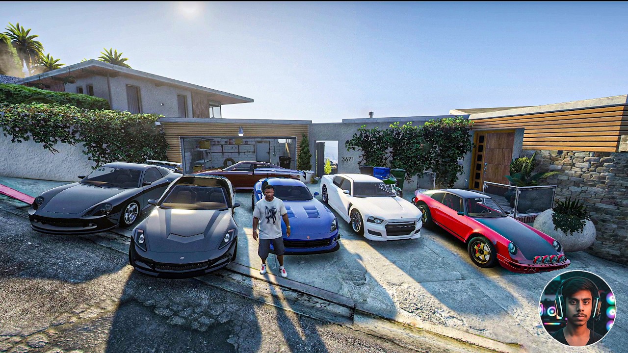 GTA 5 Lamar Can’t Believe Franklin’s New Car | Police Chase Chaos (Facecam) | Infinite Play