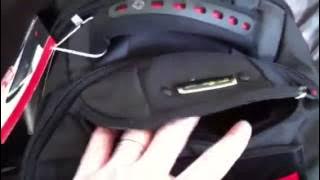 Samsonite Tectonic Perfect Fit PFA laptop backpack black red