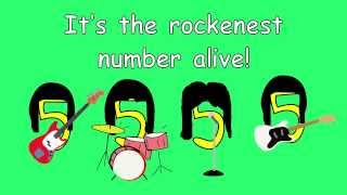 5 Times Table Song - Rock'n Five! - from Multiplication Jukebox CD by Freddy Shoehorn