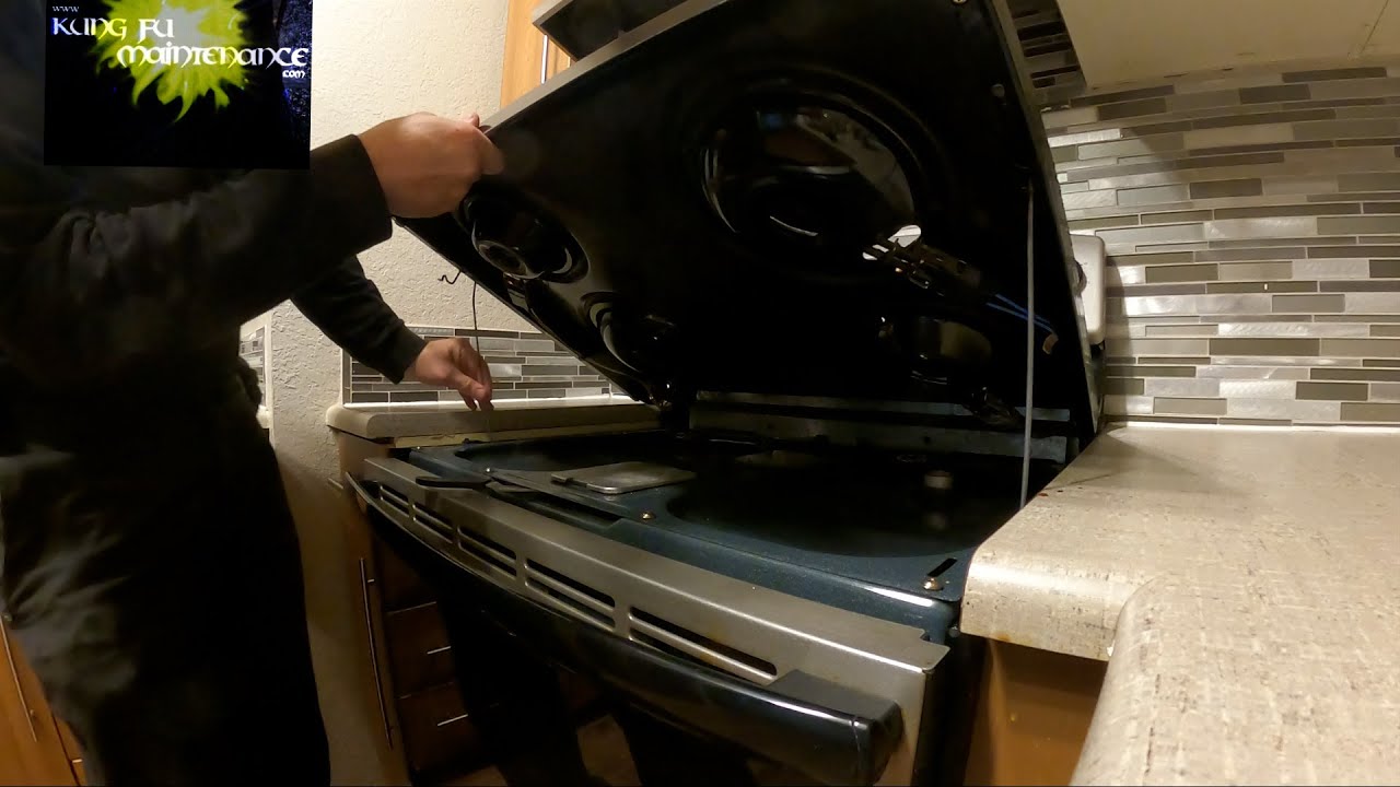 How To Reset Range Stove Cook Top Side Support Arms That Keep Falling