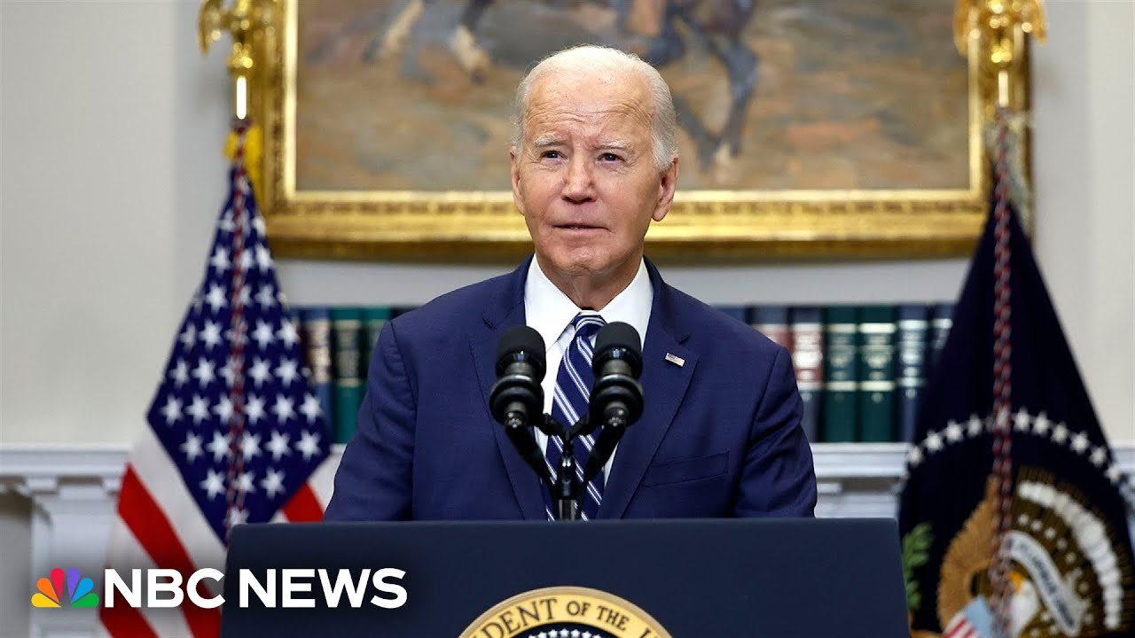Watch: Biden delivers remarks on actions to reduce crime | NBC News