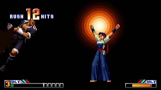 Kof98Umfekasumi 100% Damage Combo 藤堂香澄10割