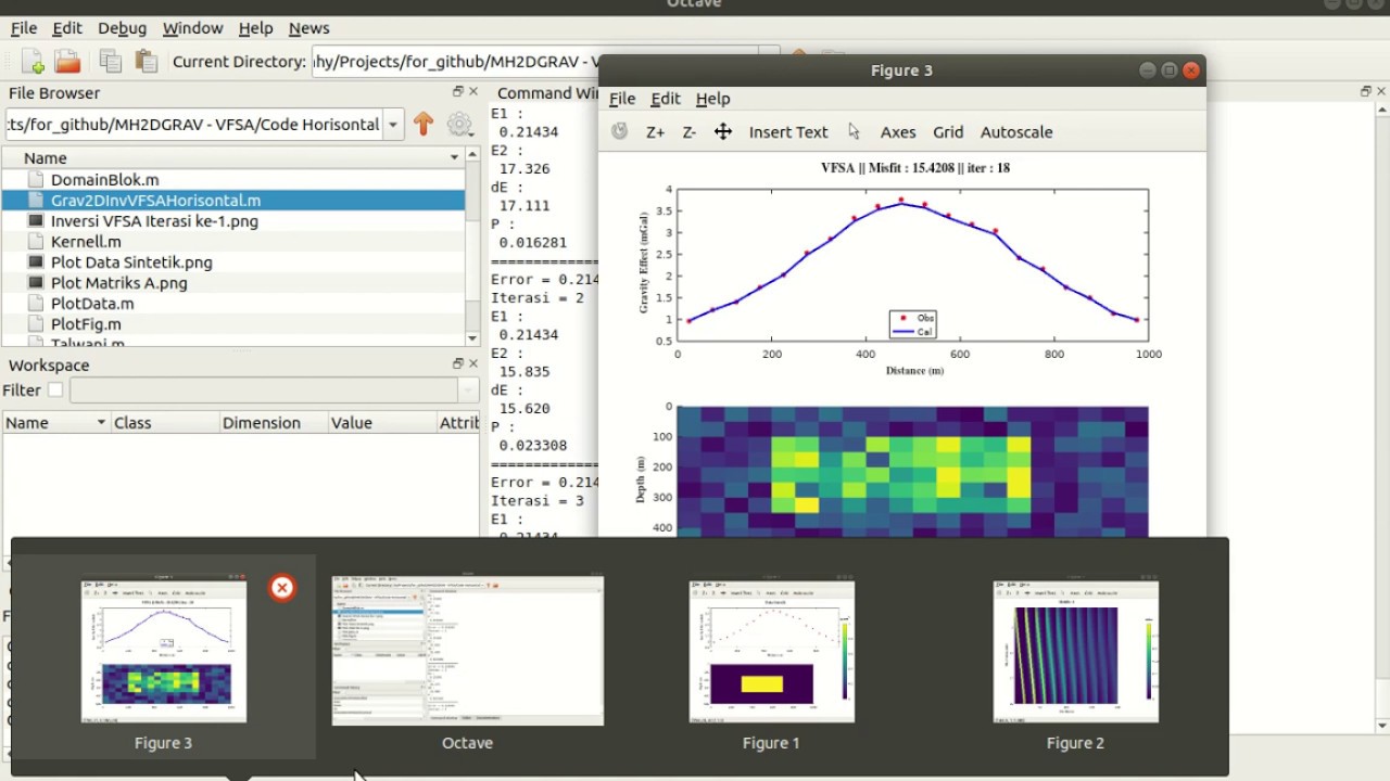 MH2DGRAVVFSA Twodimensional Gravity inversion using Very Fast Simulated Annealing YouTube