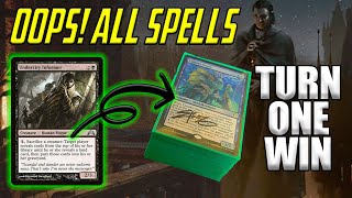 Legacy Oops All Spells turn 1 combo