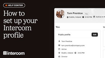 How to set up your Intercom profile