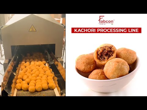 Fabcon India Kachori Frying Line #kachori #kachorimachine #machine - video from Fabcon India