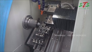 How does our GT series CNC lathe with 2+2 living tools look like? | STS-GT series