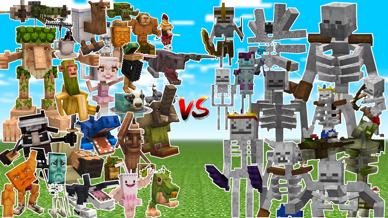 ALL ITALIAN BRAINROT vs ALL SKELETONS!