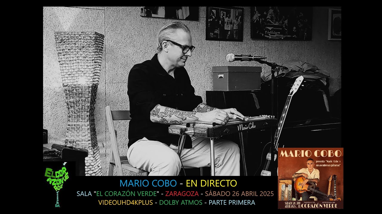 Mario Cobo - En directo- sala 