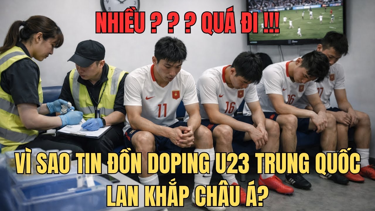 VÌ SAO TIN ĐỒN DOPING U23 TRUNG QUỐC LAN KHẮP CHÂU Á?