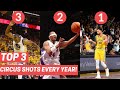 Top 3 Circus Shots Every Year! (2010-2020)