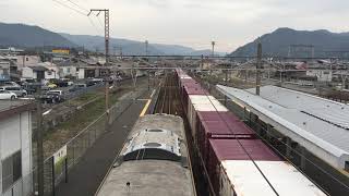 西日本113系和気駅発車シーン